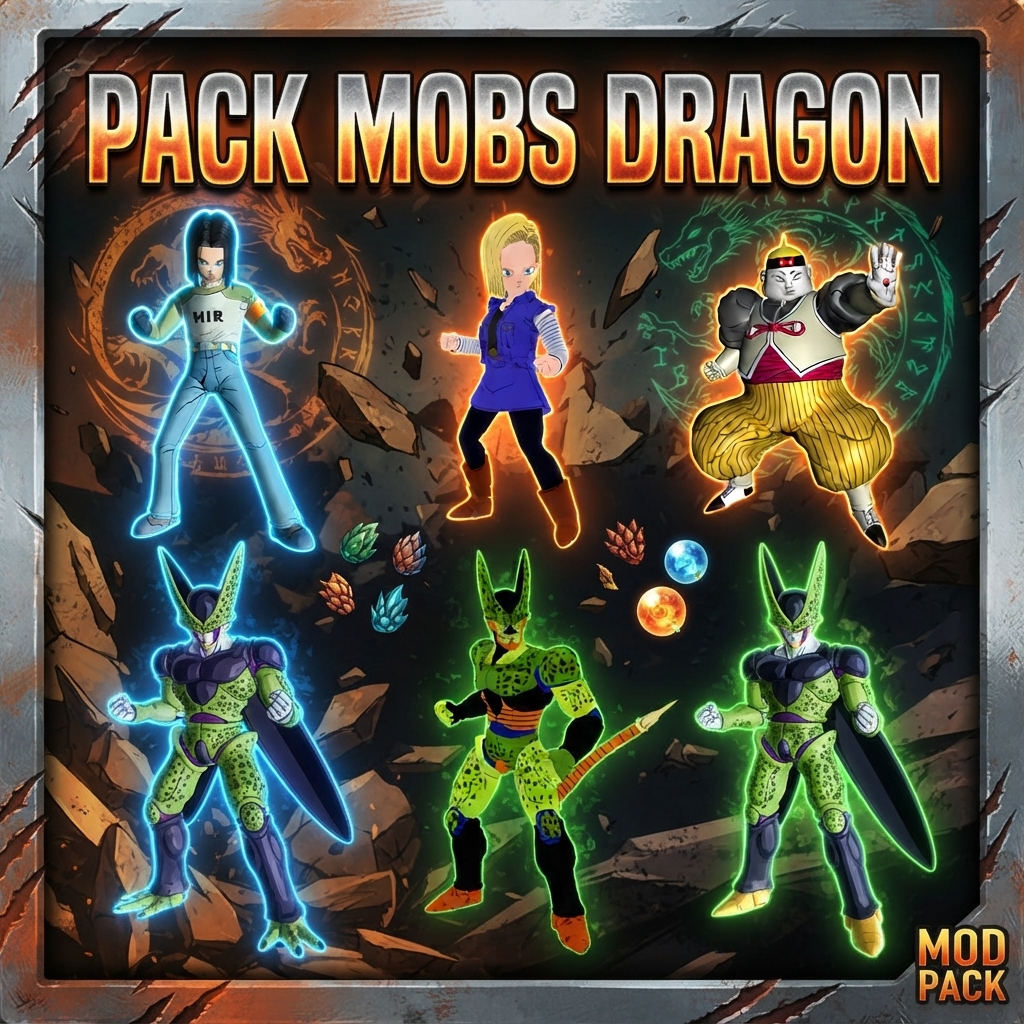 PACK MOBS DRAGON BALL X6