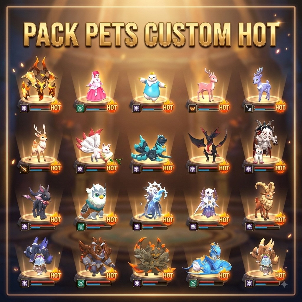 PACK PETS CUSTOM X16