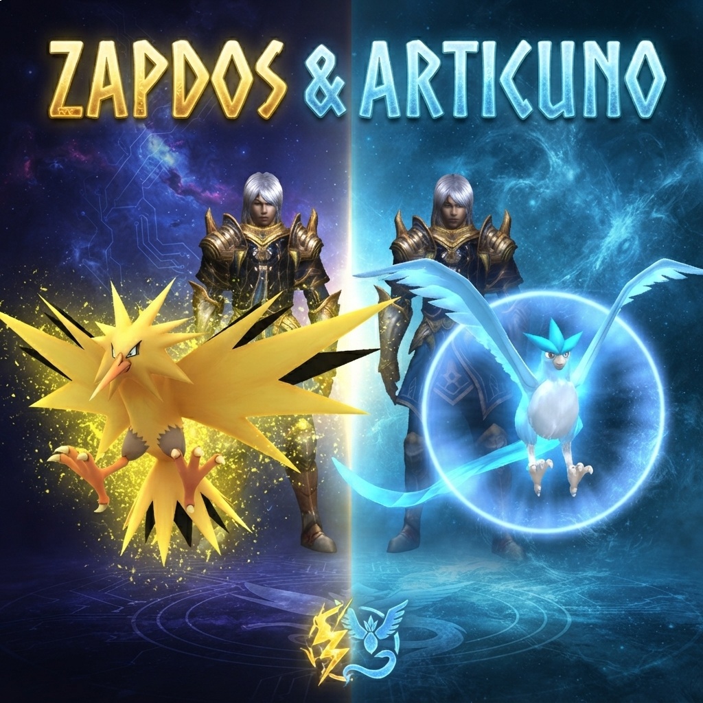 ZAPDOS & ARTICUNO + EFFECTS [PET]