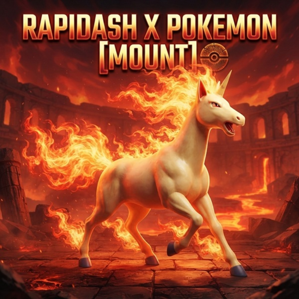 RAPIDASH X POKEMON [MOUNT] X EFFECTS